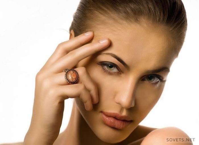 макияж для глаз с нависшими веками