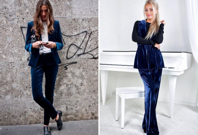 модные женские классические костюмы